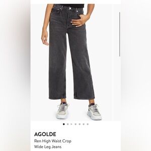 AGOLDE
Ren High Waist Crop
Wide Leg Jeans